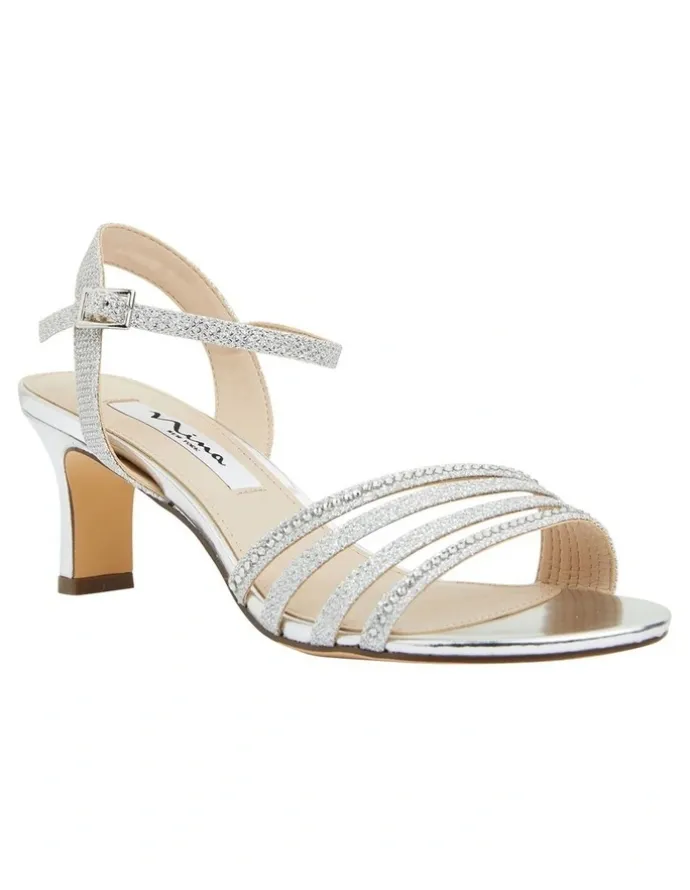 Nina Nelena Sandal in Silver Dreamland