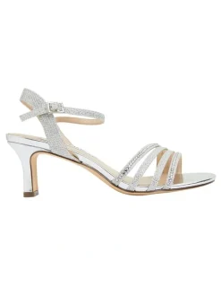 Nina Nelena Sandal in Silver Dreamland