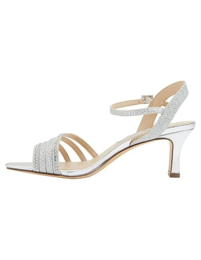Nina Nelena Sandal in Silver Dreamland