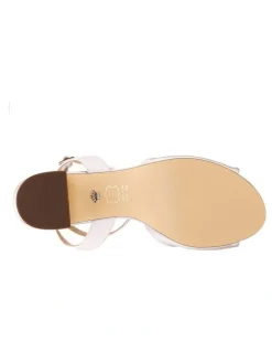 Nina Nigelia Sandals in Ivory Crystal Satin