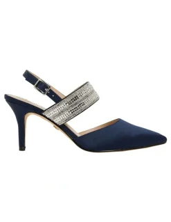 Nina Nina Treena Navy Satin Pump