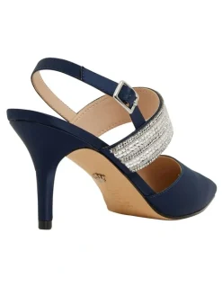 Nina Nina Treena Navy Satin Pump