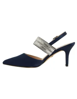Nina Nina Treena Navy Satin Pump