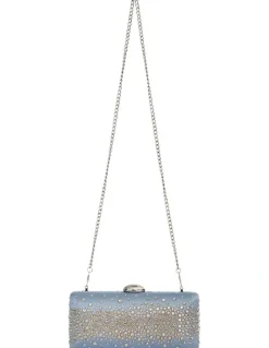 Nina Purity Bags in Icy Blue Crystal