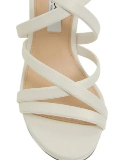 Nina Reatha Ivory Satin Sandals