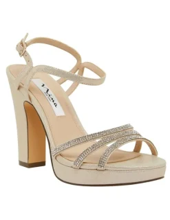 Nina Saralyn Platino Ref Suedette Sandals