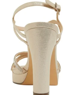 Nina Saralyn Platino Ref Suedette Sandals