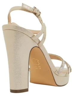 Nina Saralyn Platino Ref Suedette Sandals