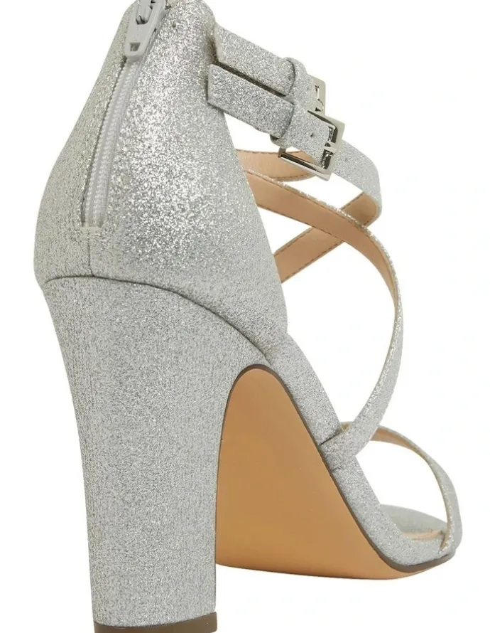 Nina Shari New Silver Sandals