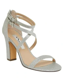 Nina Shari New Silver Sandals