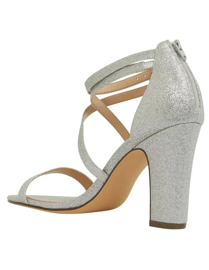 Nina Shari New Silver Sandals