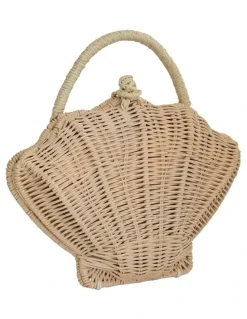 Nina Shelly Bags in Light Natural Rattan