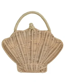 Nina Shelly Bags in Light Natural Rattan