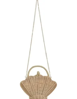 Nina Shelly Bags in Light Natural Rattan