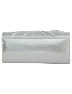 Nina Spirit Bags in Silver Suedette