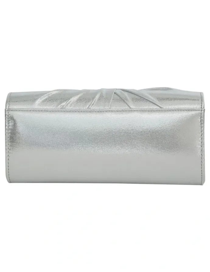 Nina Spirit Bags in Silver Suedette
