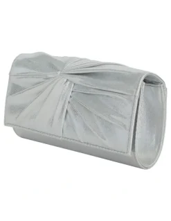 Nina Spirit Bags in Silver Suedette