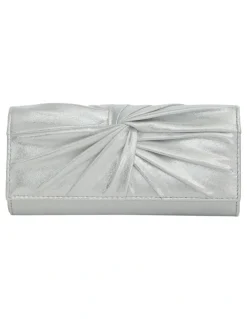 Nina Spirit Bags in Silver Suedette