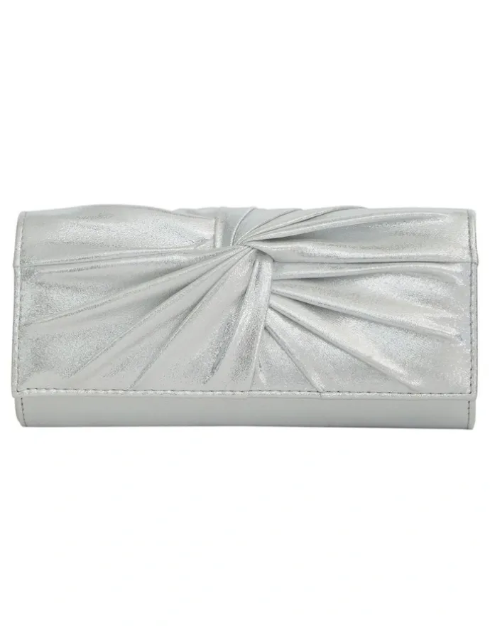 Nina Spirit Bags in Silver Suedette