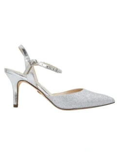 Nina Tonya Silver Baby Glitter Pump
