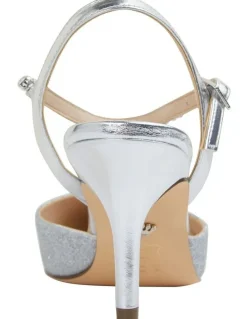 Nina Tonya Silver Baby Glitter Pump