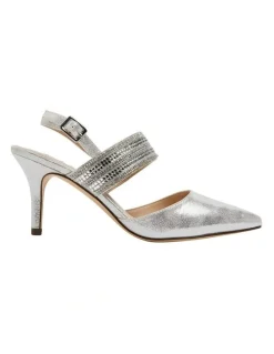 Nina Treena Silver Pump