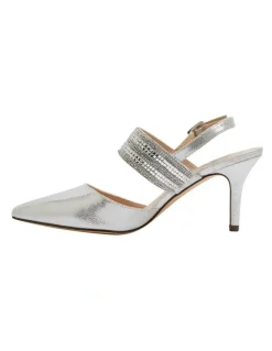 Nina Treena Silver Pump