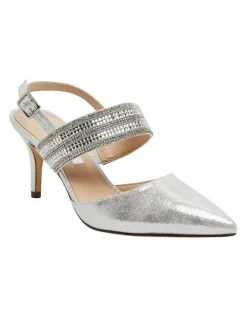 Nina Treena Silver Pump
