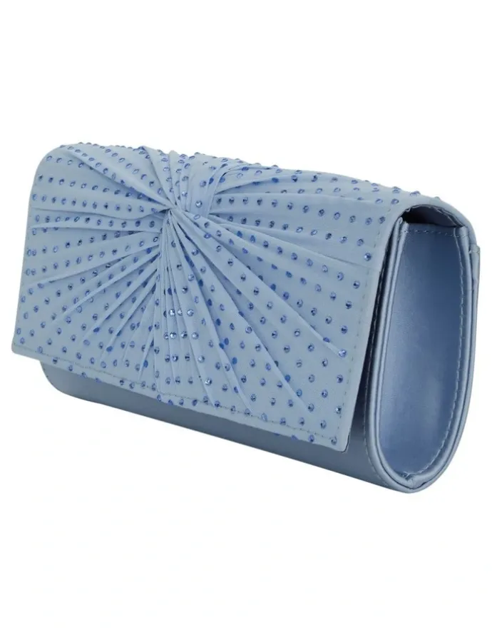 Nina Unique Bags in Icy Blue Crystal