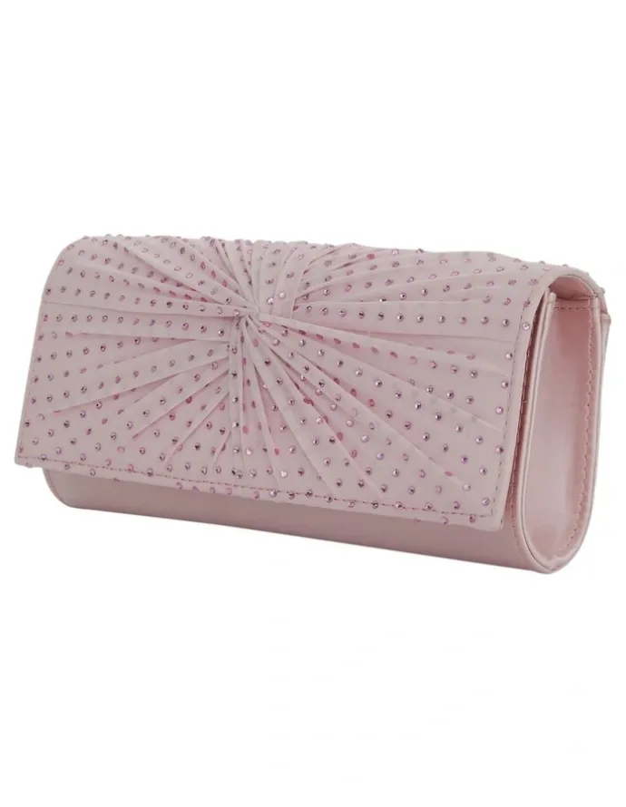 Nina Unique Bags in Icy Pink Crystal