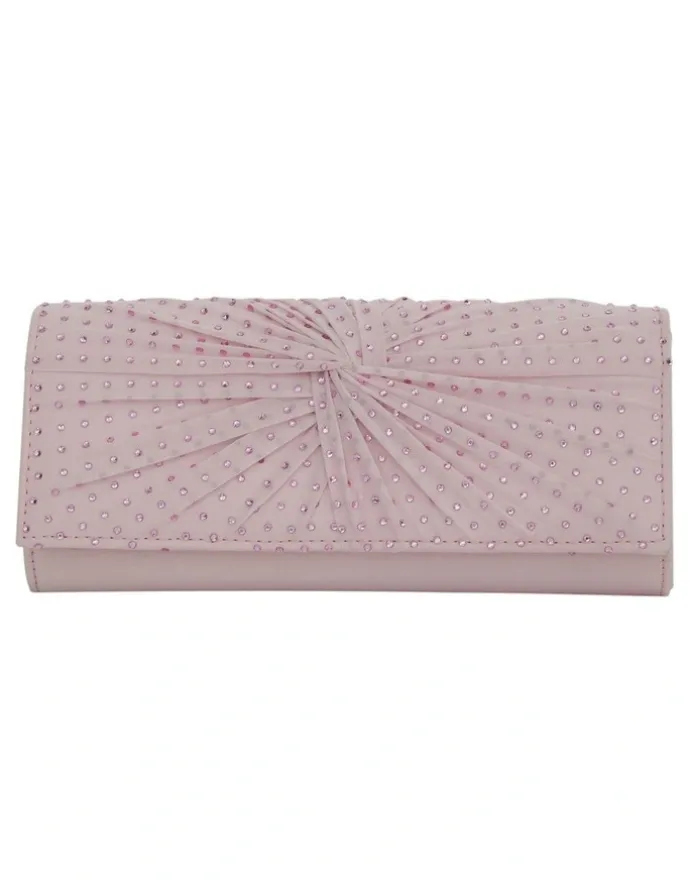 Nina Unique Bags in Icy Pink Crystal