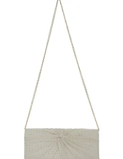 Nina Unique Bags in Ivory Crystal