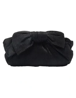 Nina Veda Bag in Black Pleat