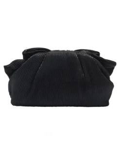 Nina Veda Bag in Black Pleat