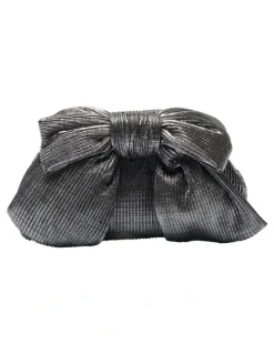 Nina Veda Bag in Gunmetal Pleat