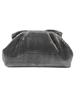 Nina Veda Bag in Gunmetal Pleat