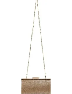 Nina Winslet Gold Beaded Clutch