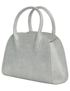 Nina Yorke Bags in Silver Metallic