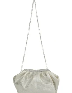 Nina Zayla Bags in Silver Metallic