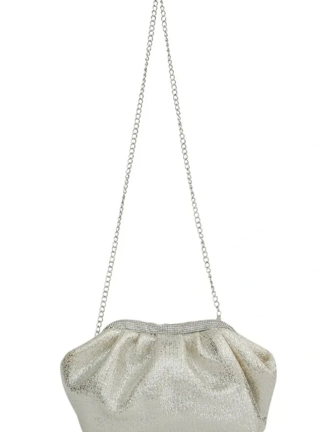 Nina Zayla Bags in Silver Metallic