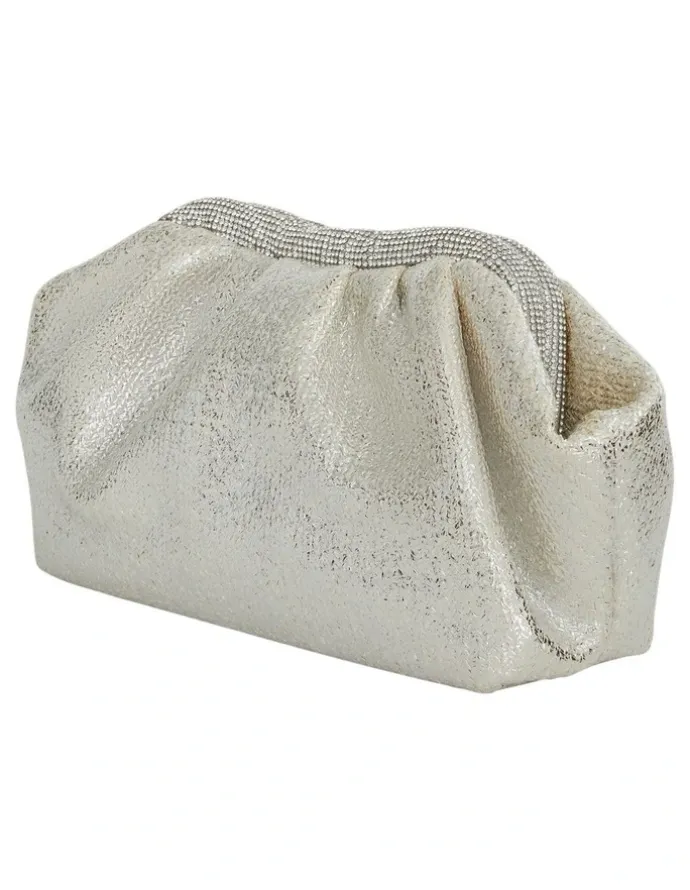 Nina Zayla Bags in Silver Metallic