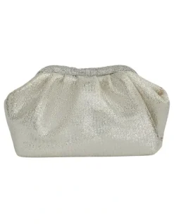 Nina Zayla Bags in Silver Metallic