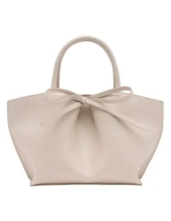 Nine West Alma Bow Mini Tote in Cream