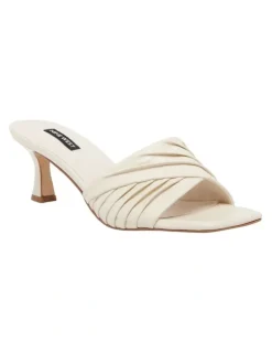 Nine West Azala Mule Sandal in Ivory