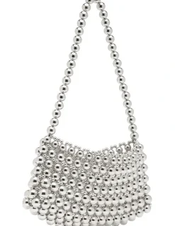 Nine West Bobbie Beaded Bag in Silver