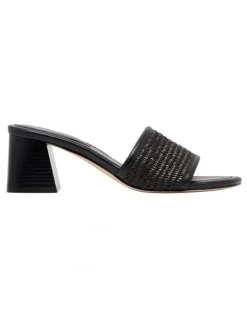 Nine West Fins Heeled Sandal in Black