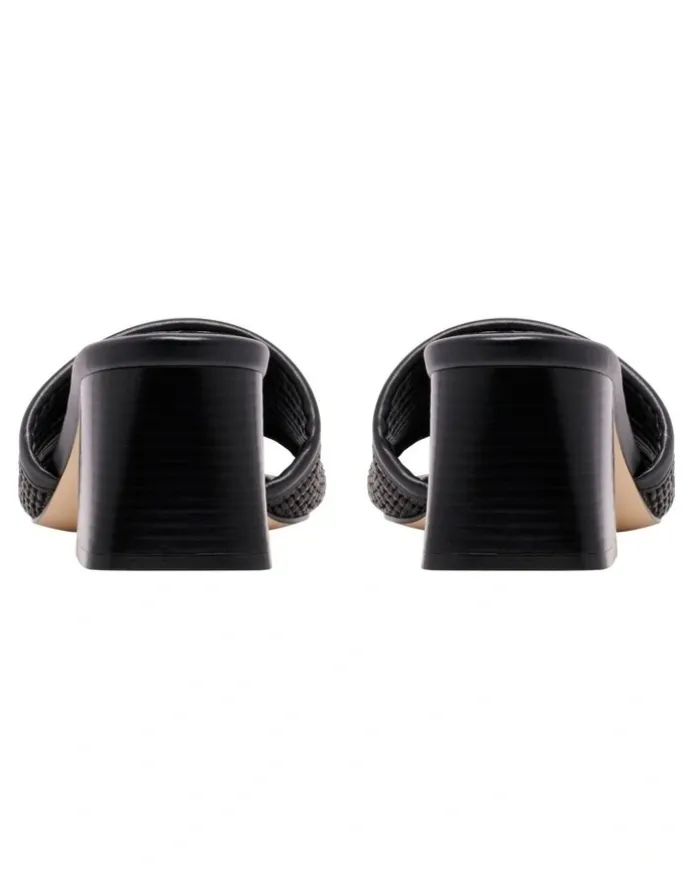 Nine West Fins Heeled Sandal in Black