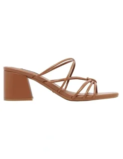 Nine West Gainer Heeled Sandal in Light Brown