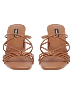 Nine West Gainer Heeled Sandal in Light Brown
