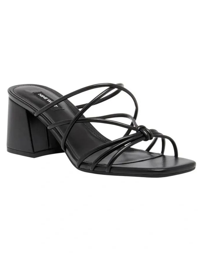 Nine West Gainer Heeled Sandal in Black